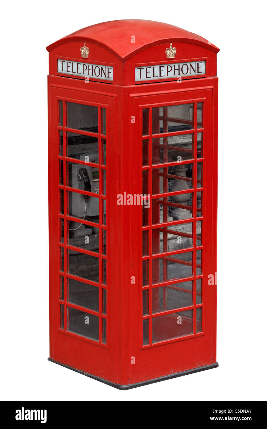 Phone Box, Angleterre, Royaume-Uni Banque D'Images