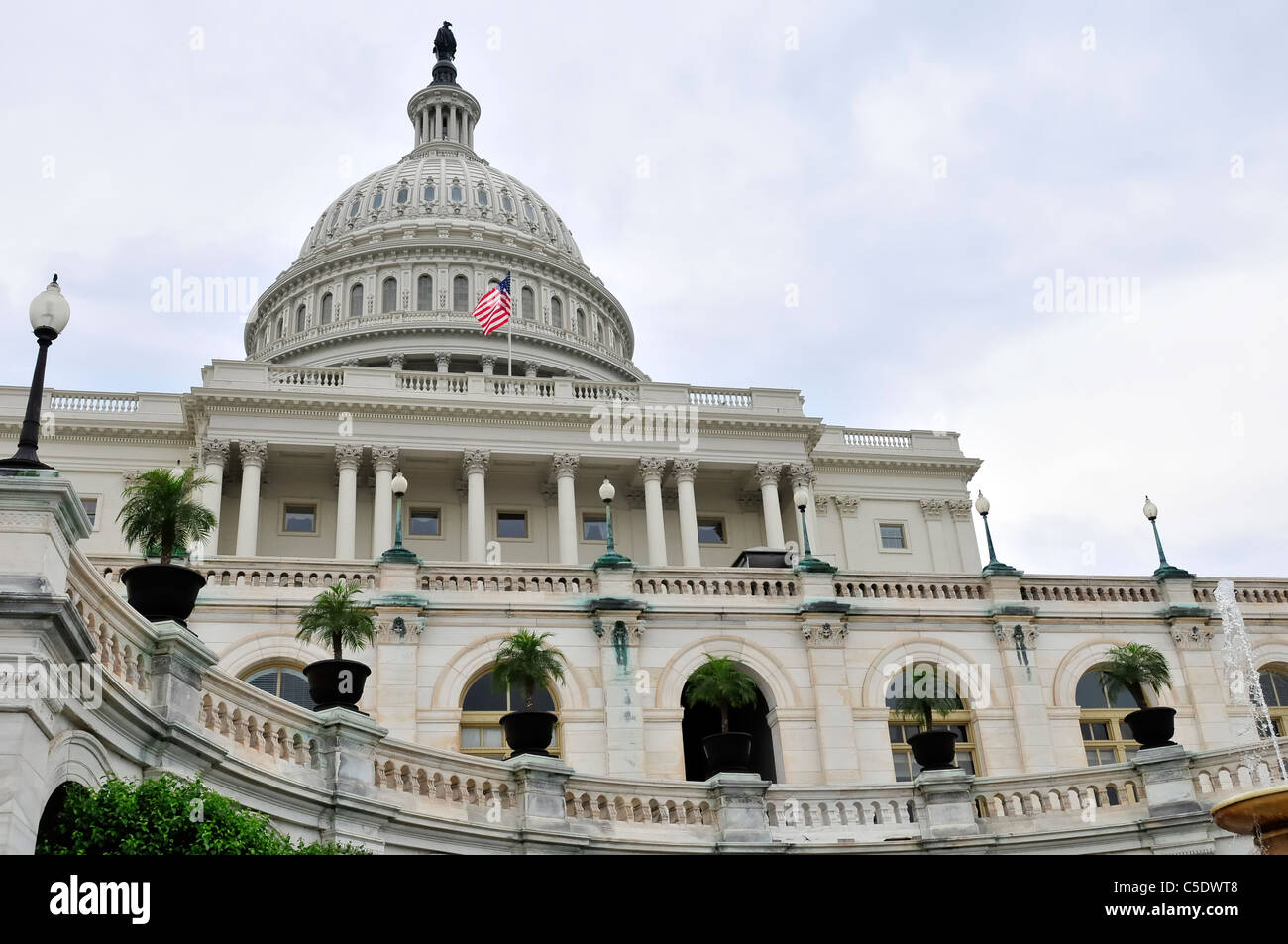 Le United States Capitol le lieu de réunion du Congrès des États-Unis Banque D'Images