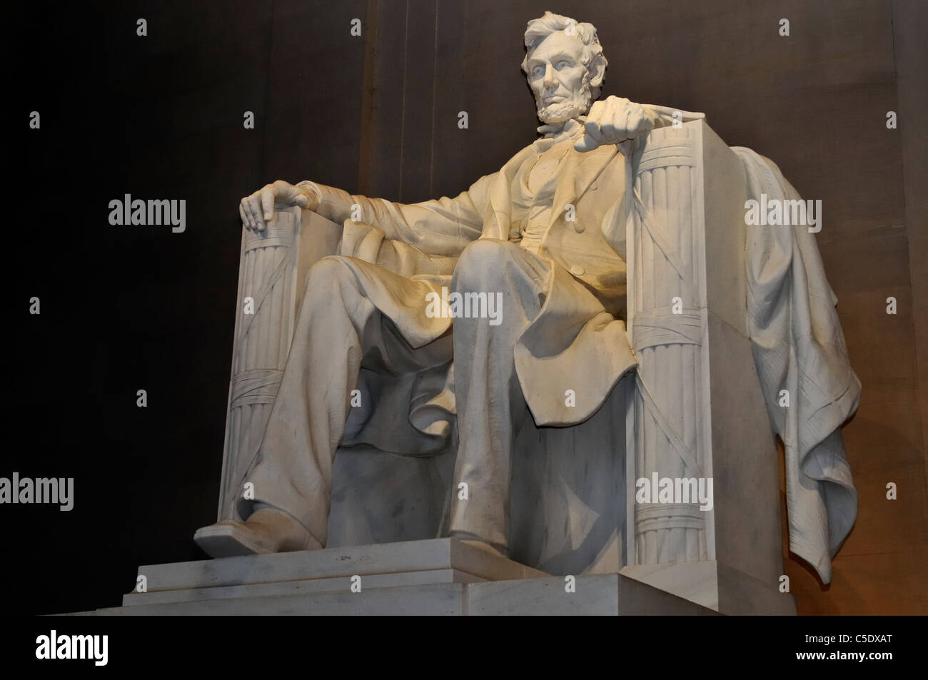 Le Lincoln Memorial est un hommage au président Abraham Lincoln Banque D'Images