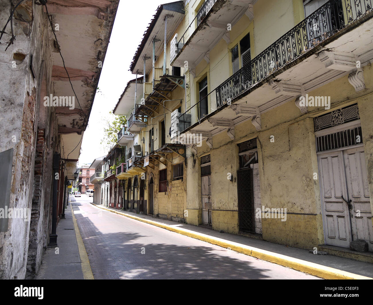 La ville de Panama Casco Viejo Casco Antiguo Banque D'Images