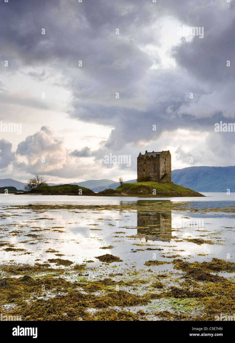 Château de Stalker, Argyll, Scotland, UK Banque D'Images