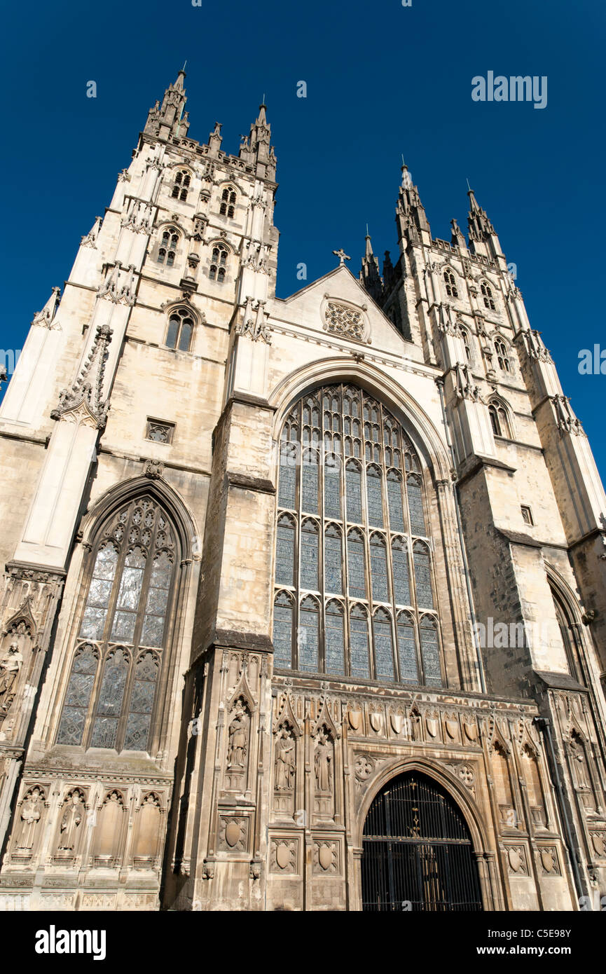 La Cathédrale de Canterbury, Kent, England, UK Banque D'Images