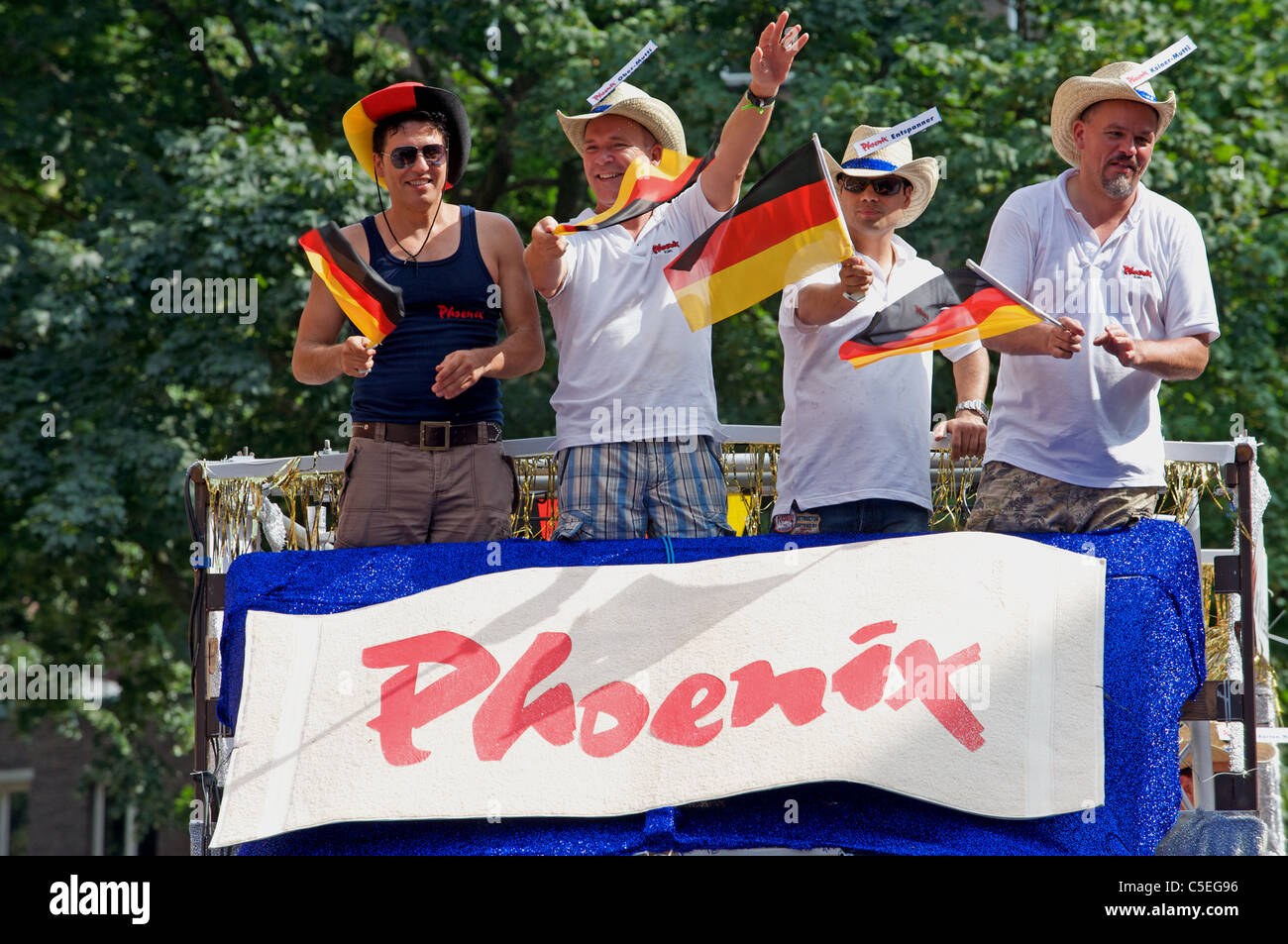 Christopher Street Day (gay parade) Cologne Allemagne Banque D'Images