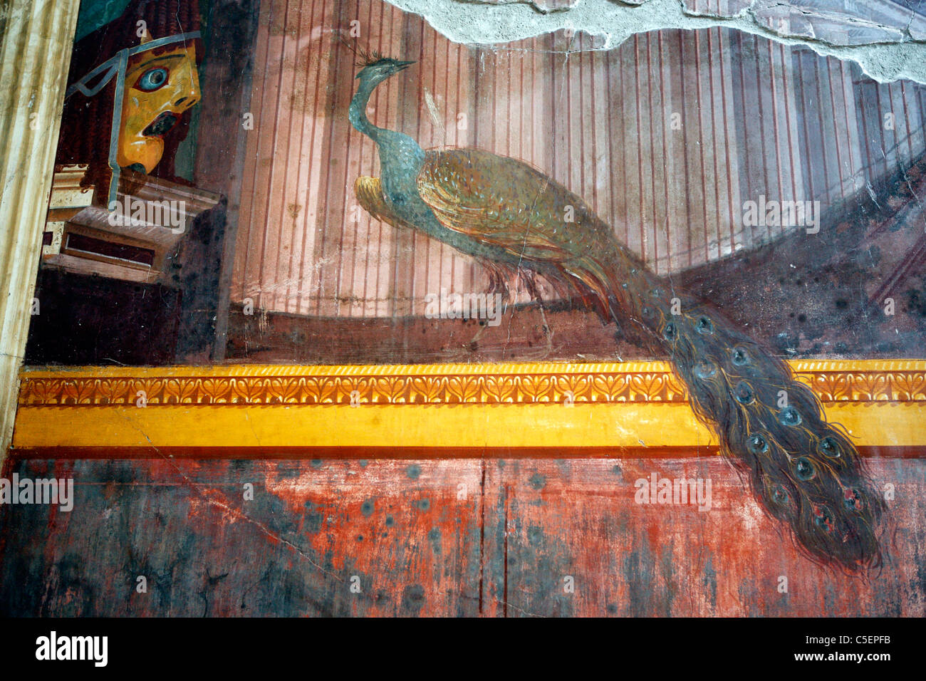 Villa de Poppée, l'ancienne Oplontis, Torre Annunziata, Pompéi, Campanie, Italie Banque D'Images