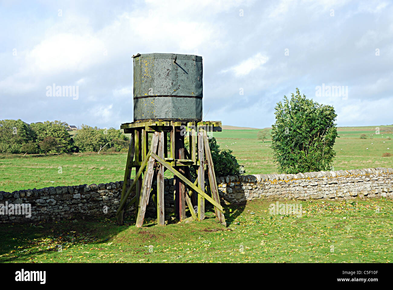 Réservoir d'eau à Vindolanda Banque D'Images