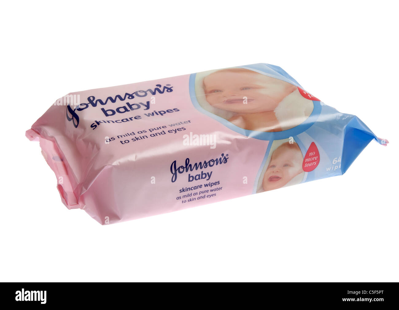 Paquet De Lingettes Pour Bebe Johnson Sur Fond Blanc Photo Stock Alamy