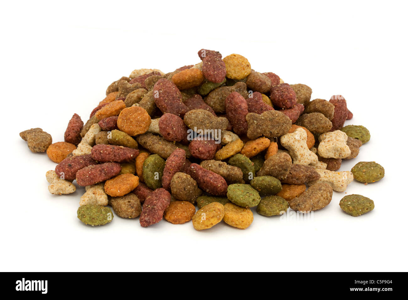 Pile de cat biscuits isolated on white Banque D'Images Pile de cat biscuits isolated on white Banque D'Images