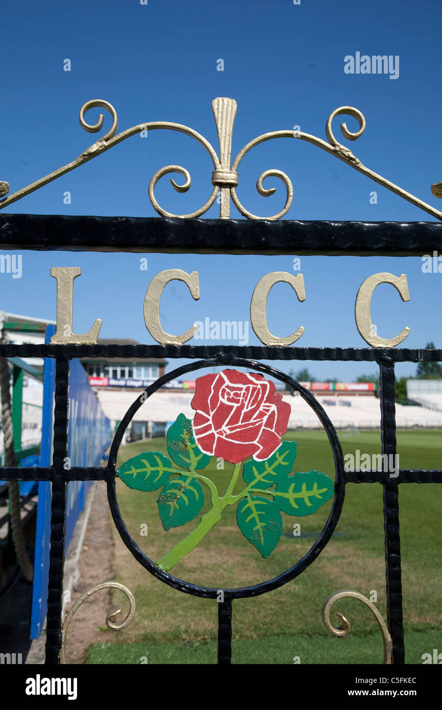 Le Lancashire County Cricket Club - Old Trafford, Manchester Banque D'Images