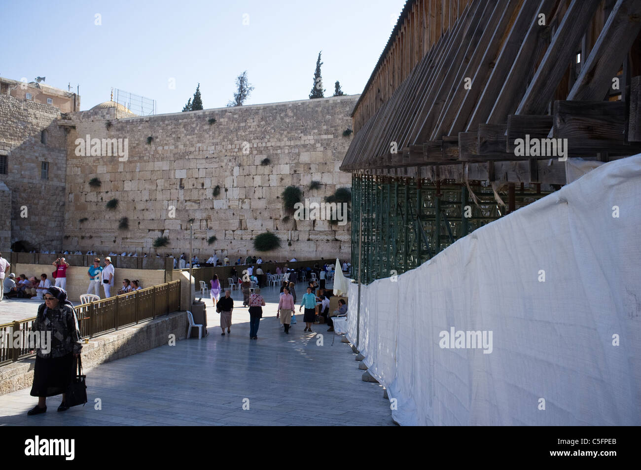 Le Mur occidental. Jérusalem, Israël. 20/07/2011. Banque D'Images