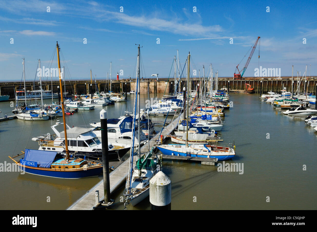 La marina et le port à Watchet, Somerset, Angleterre, Royaume-Uni. Banque D'Images