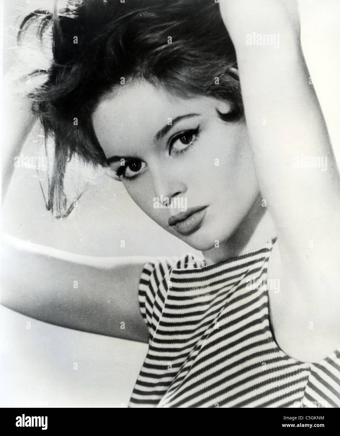 BRIGITTE BARDOT actrice du film français de 1953 Banque D'Images