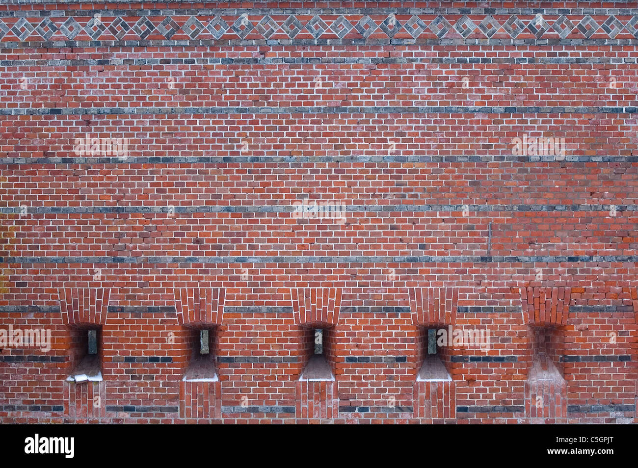 Vue de la Boyen Stonghold, dans l'Est de la Pologne Gizycko Banque D'Images