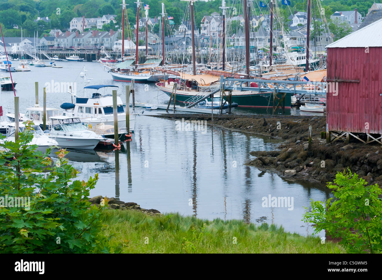 Port de Camden Maine Banque D'Images