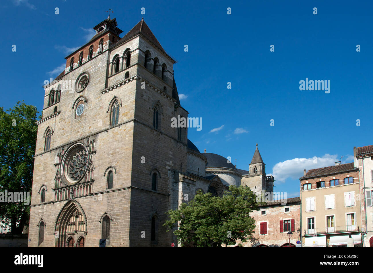 Cathédrale Saint Etienne France Cahors Banque D'Images