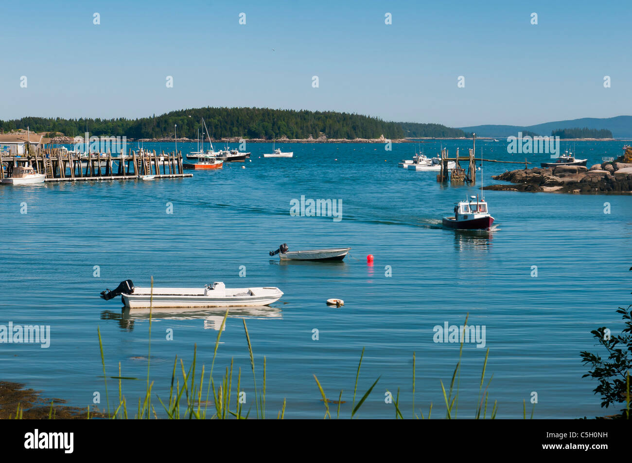 Harbour Stonington Maine Nouvelle Angleterre USA Banque D'Images