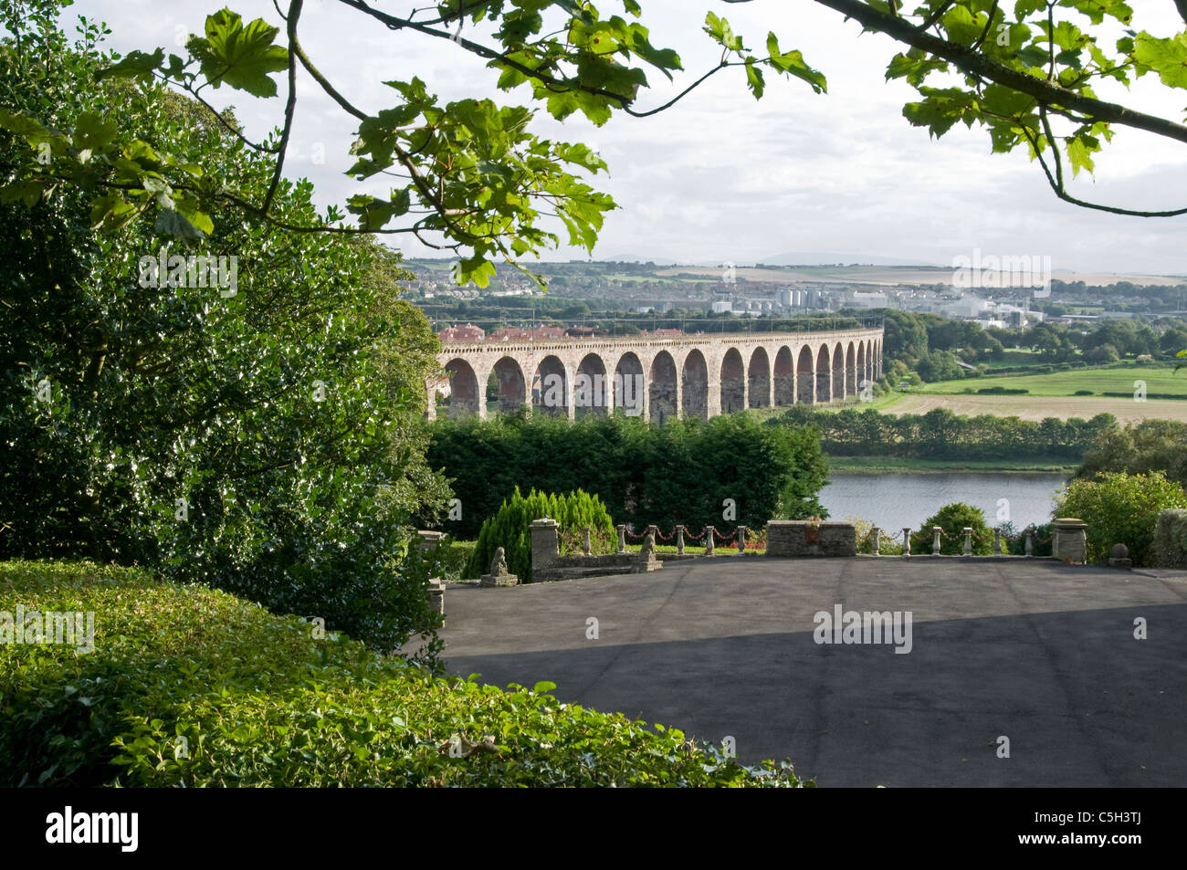 Viaduc Ferroviaire à Berwick-on-Tweed Banque D'Images