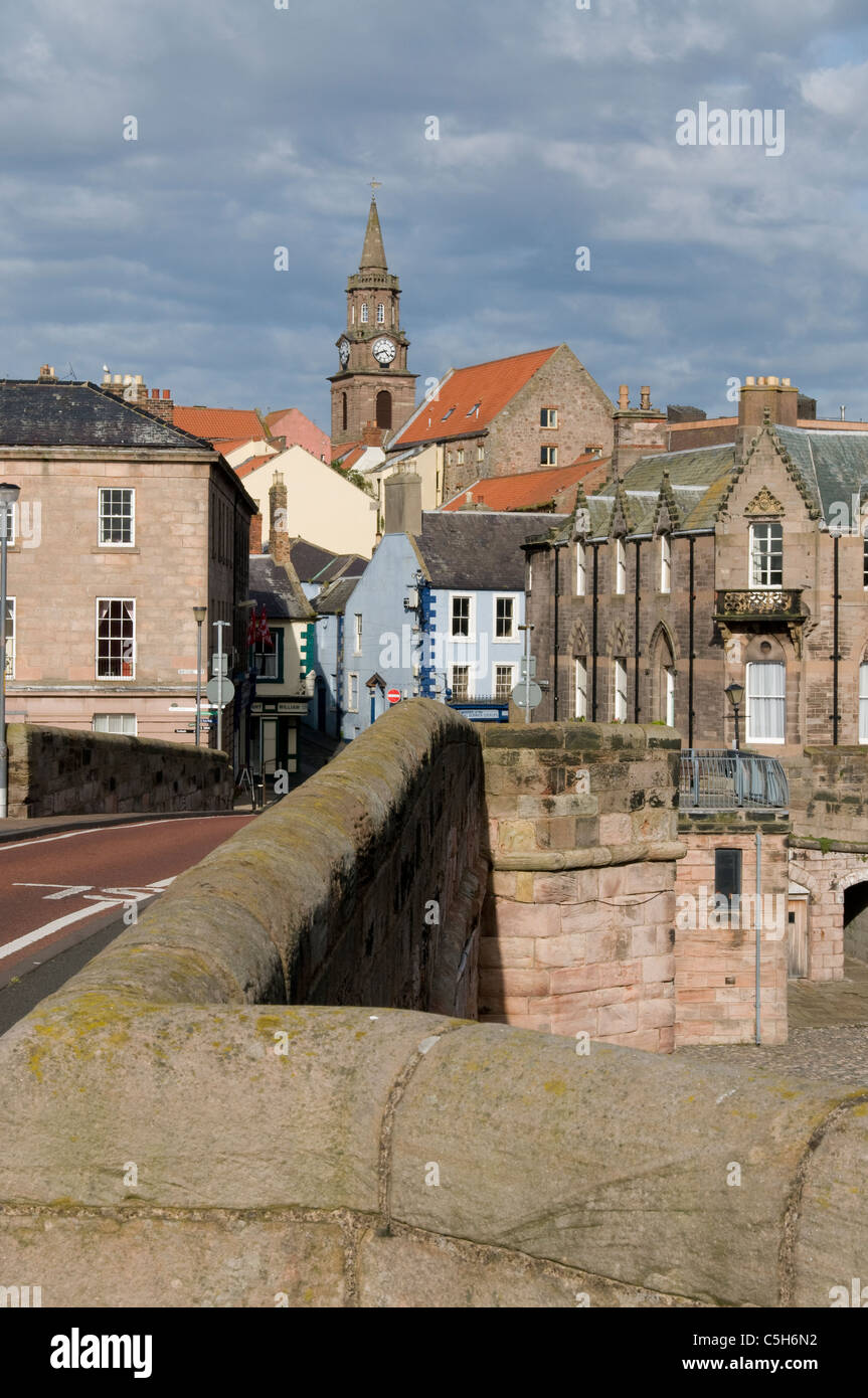 Vue du pont de Clacton On Sea Banque D'Images