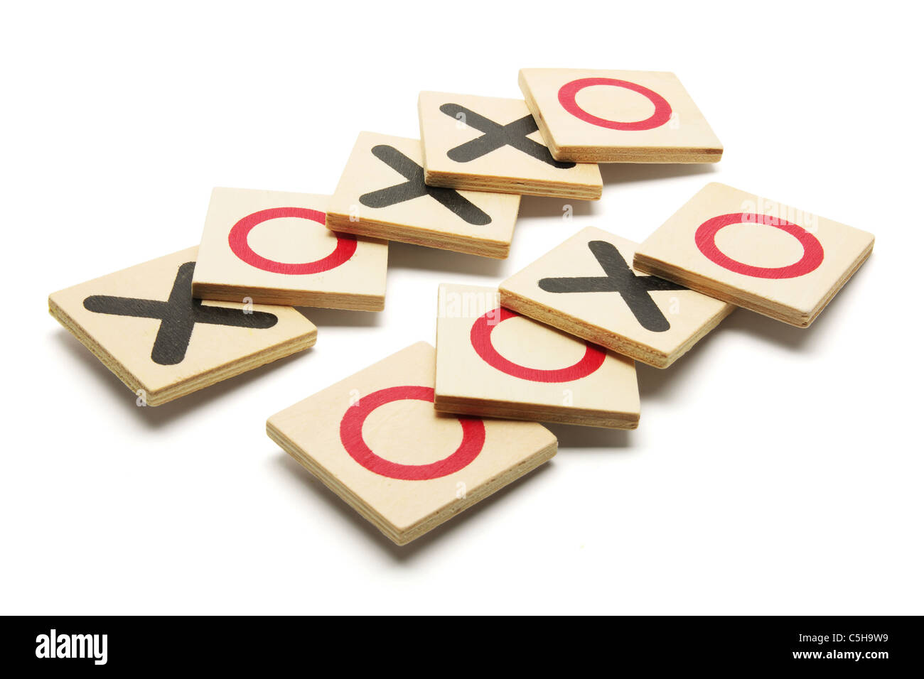 Tic-Tac-Toe Jeu Banque D'Images