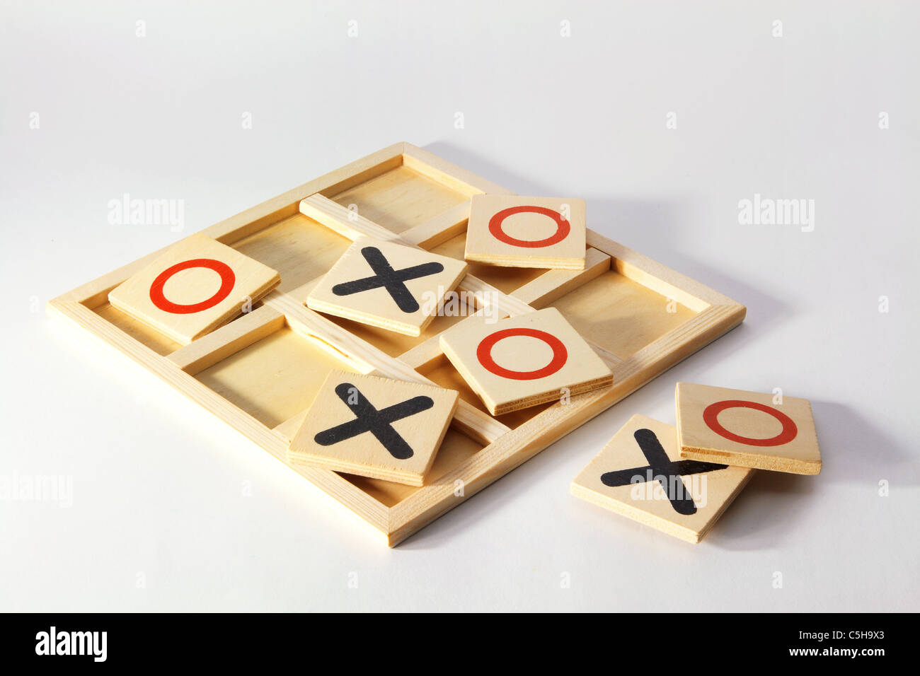 Tic-Tac-Toe Jeu Banque D'Images