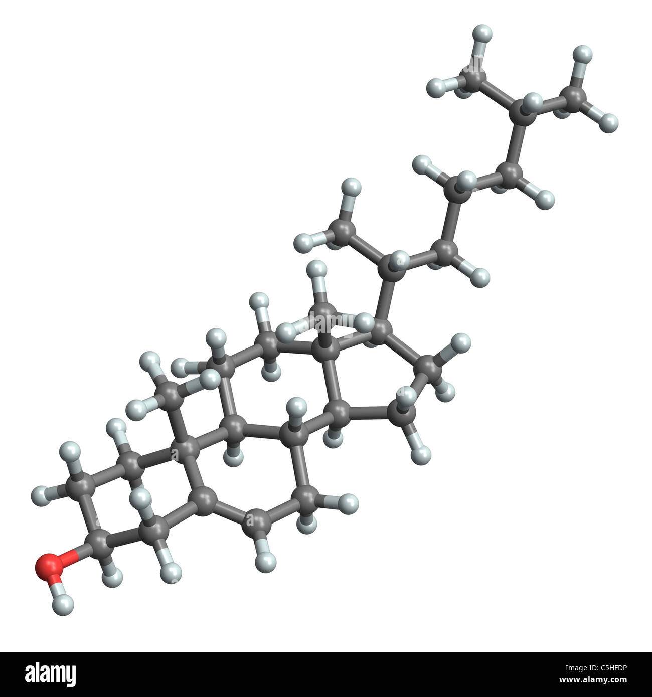 Cholesterol molecule Banque de photographies et d’images à haute