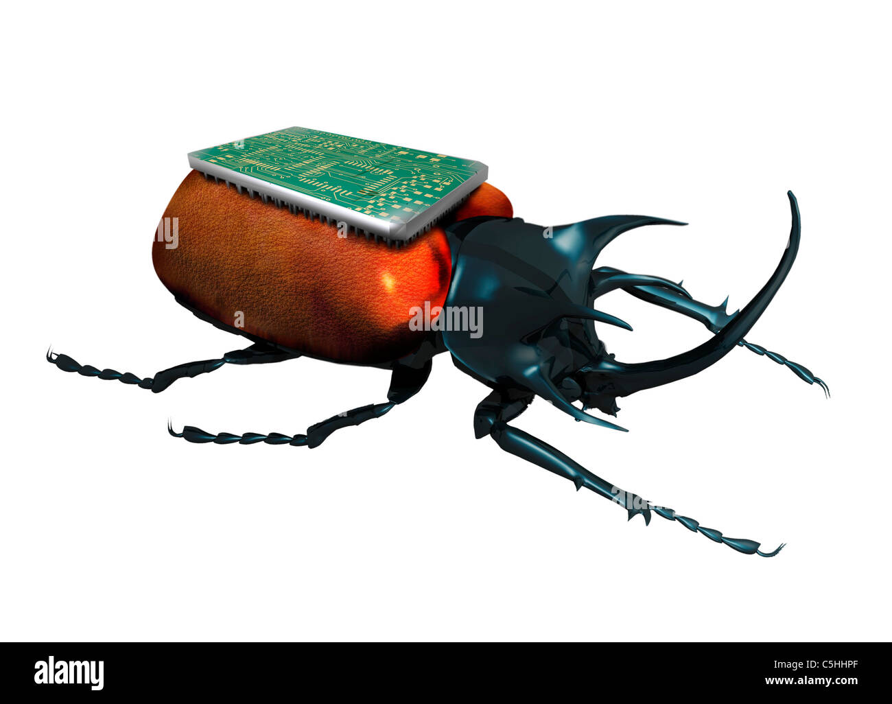 Insect spy, conceptual artwork Banque D'Images