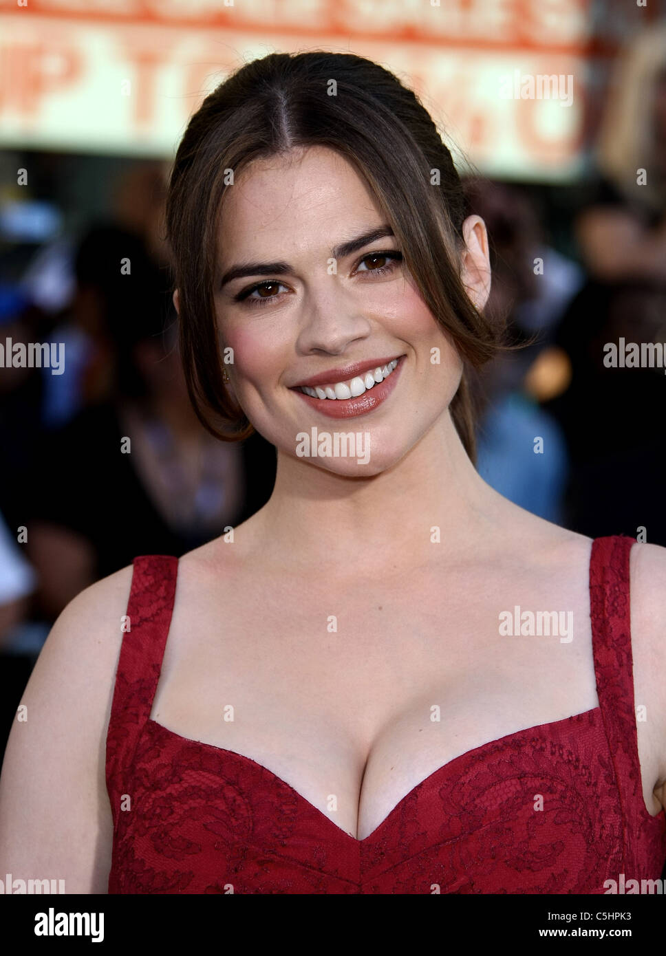 HAYLEY ATWELL Captain America : LE PREMIER vengeur. PREMIERE HOLLYWOOD LOS ANGELES CALIFORNIA USA 19 Juillet 2011 Banque D'Images