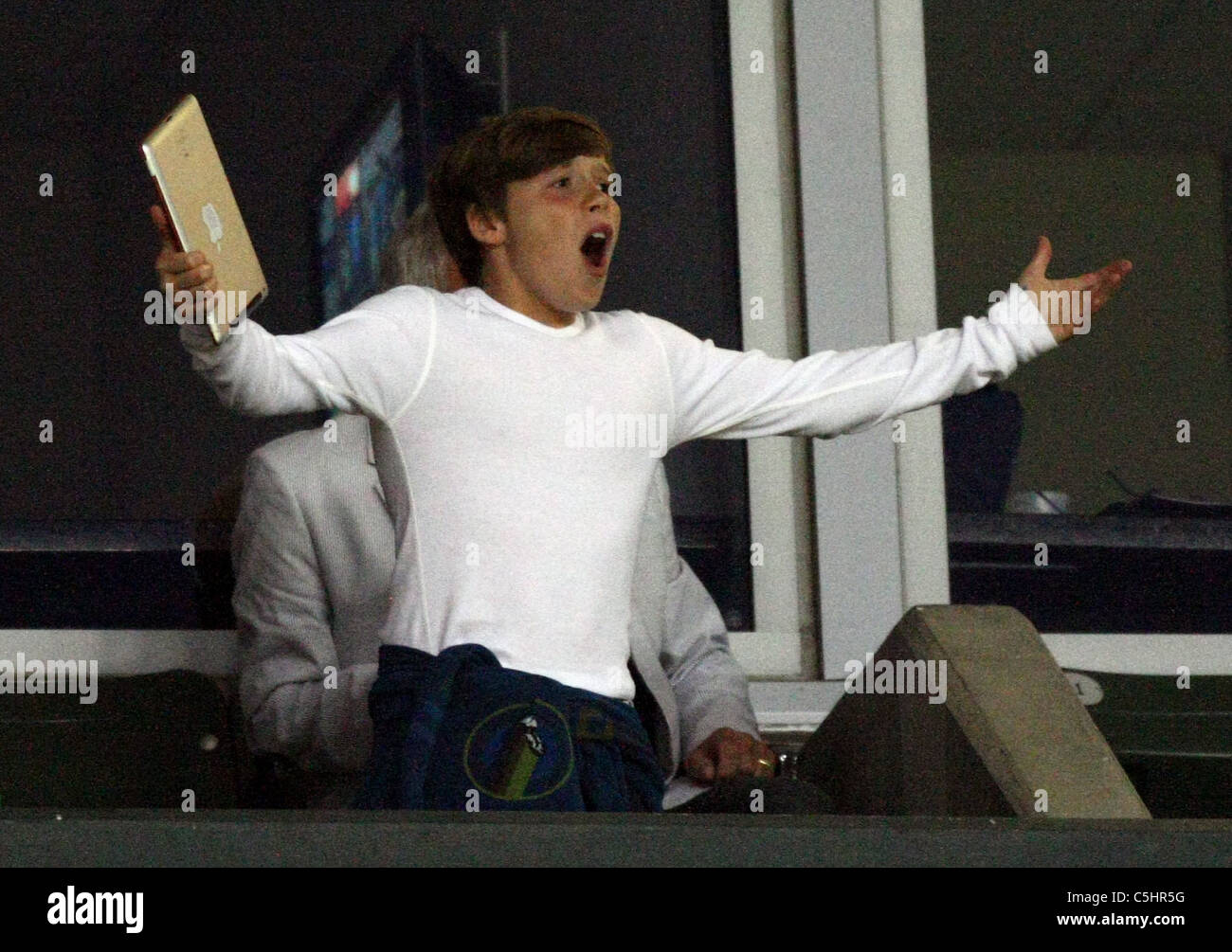BROOKLYN BECKHAM LA GALAXY V COLUMBUS CREW MLS CARSON LOS ANGELES CALIFORNIA 20 Juillet 2011 Banque D'Images