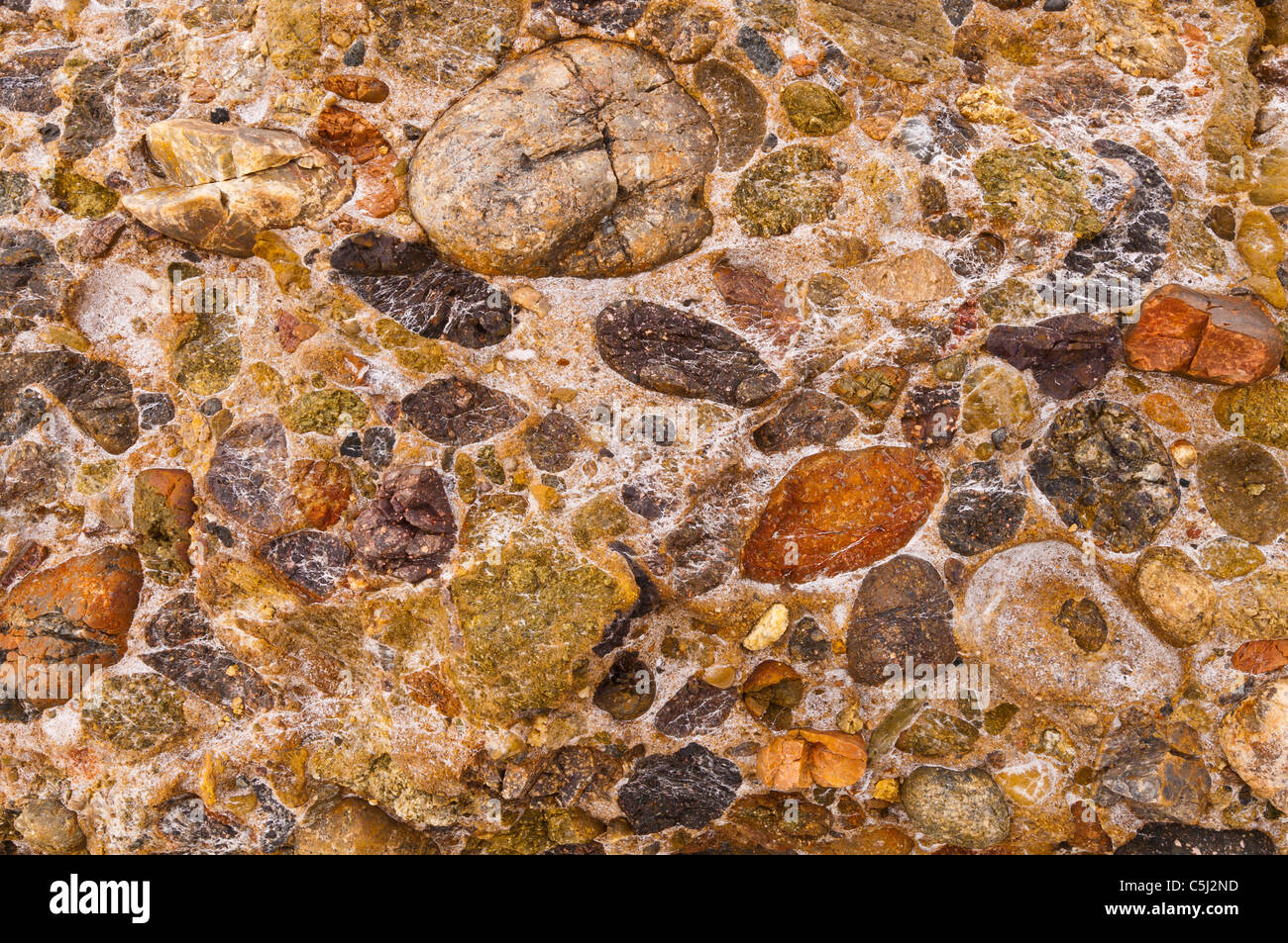 Rock sur Weston Beach, Point Lobos State Reserve, Carmel, Californie Banque D'Images