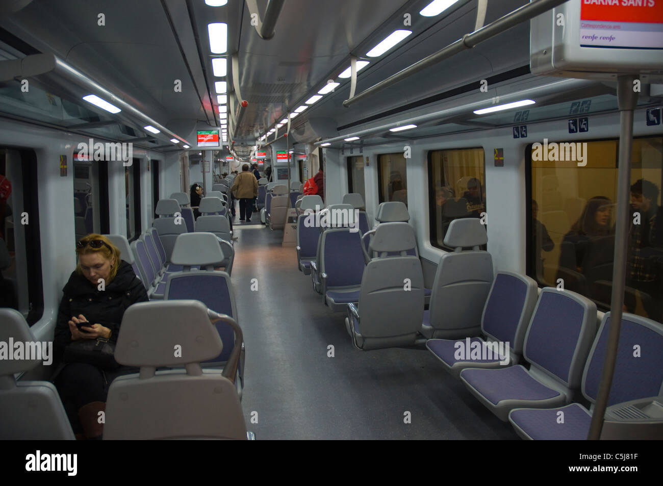 L'intérieur de la Catalogne Catalogne Espagne Europe Banque D'Images