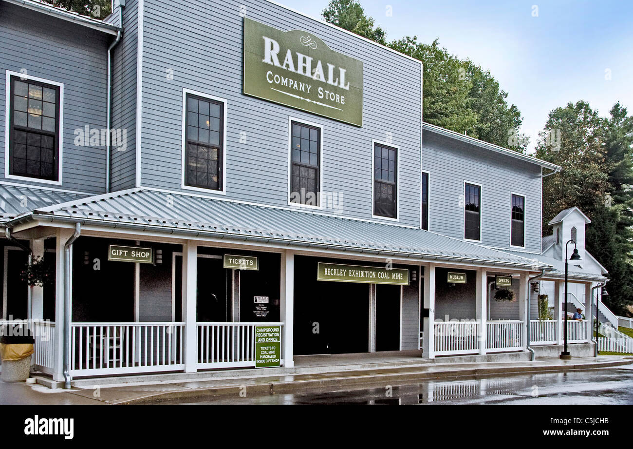 L'Rahall Country Store et musée de la mine de charbon Exposition Beckley à Beckley, West Virginia Banque D'Images