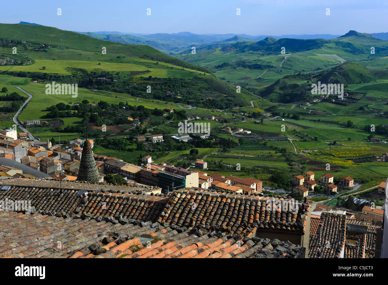 Gangi, Sicile, Italie Banque D'Images