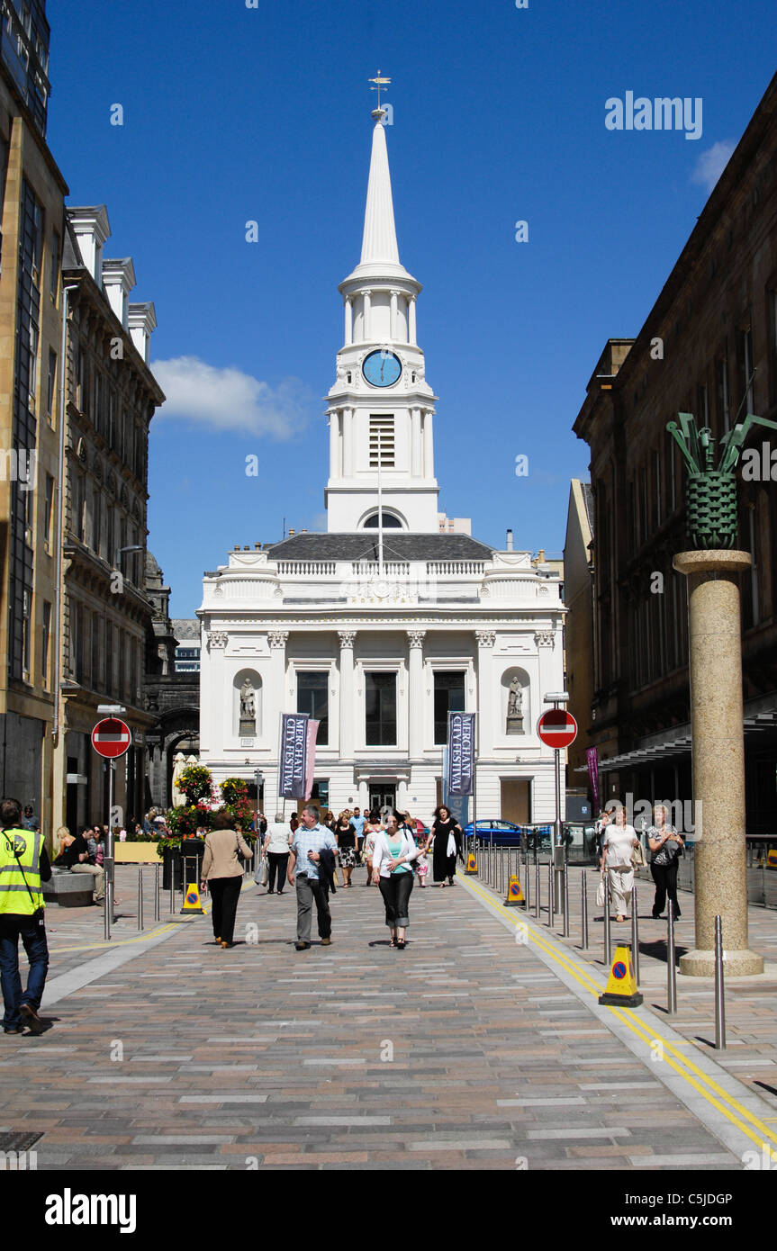 L'hôtel de Glasgow Hutchesons, prises au cours de la Merchant City Festival Banque D'Images