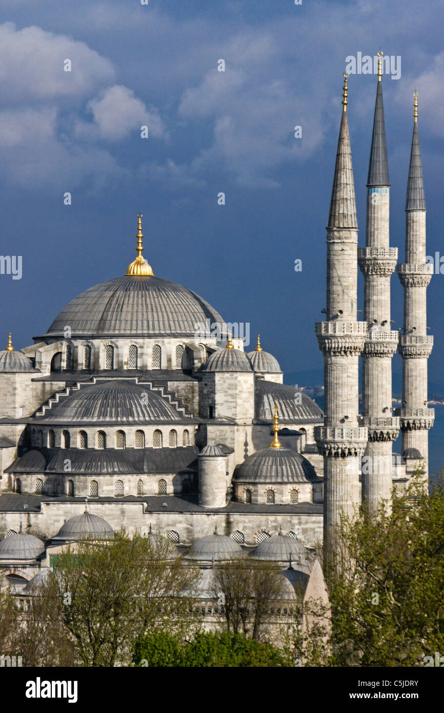 La Mosquée Bleue (Sultanahmet Camii), Istanbul, Turquie Banque D'Images