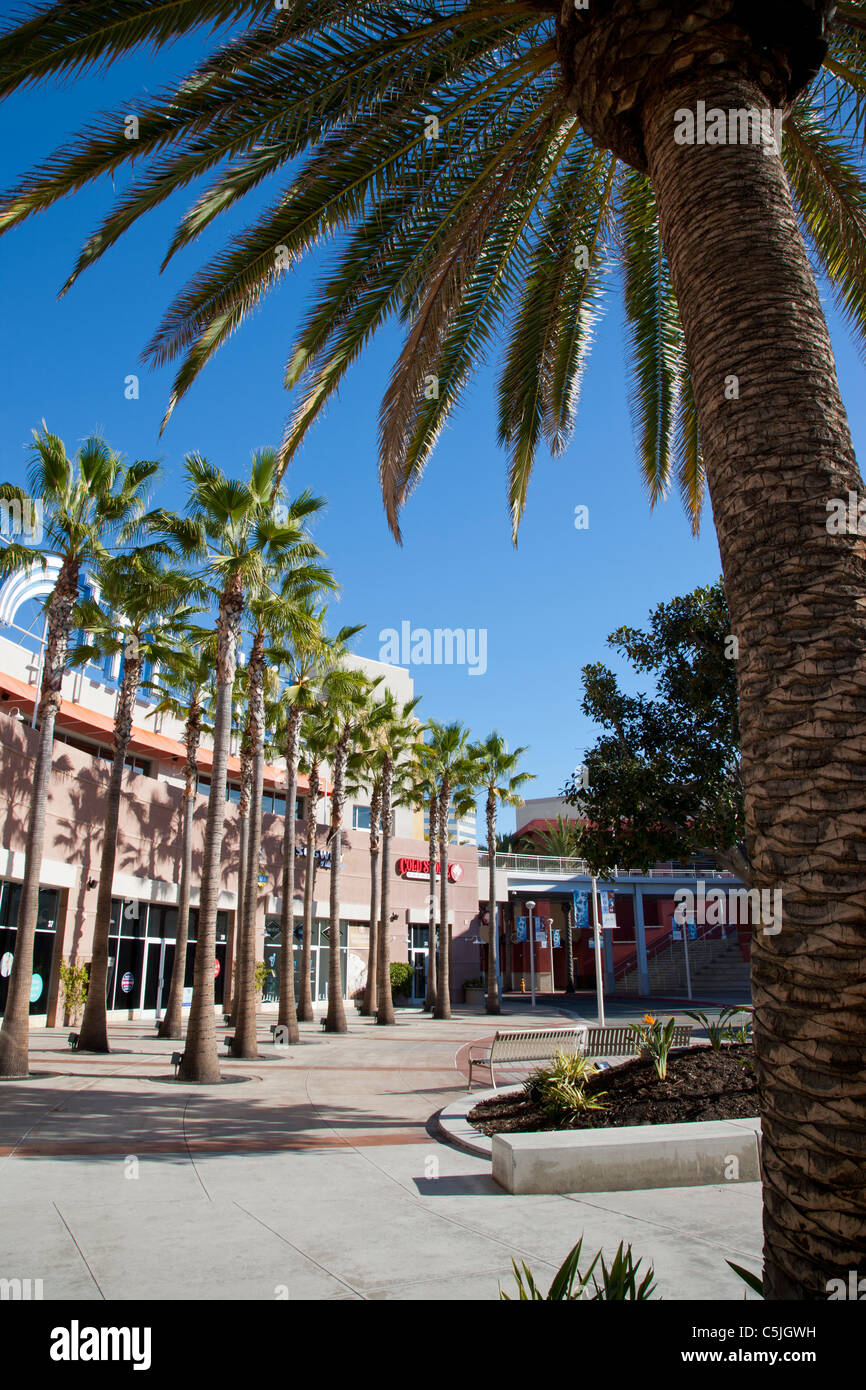 Le brochet, le centre commercial Ocean Boulevard, Long Beach, Californie, USA Banque D'Images