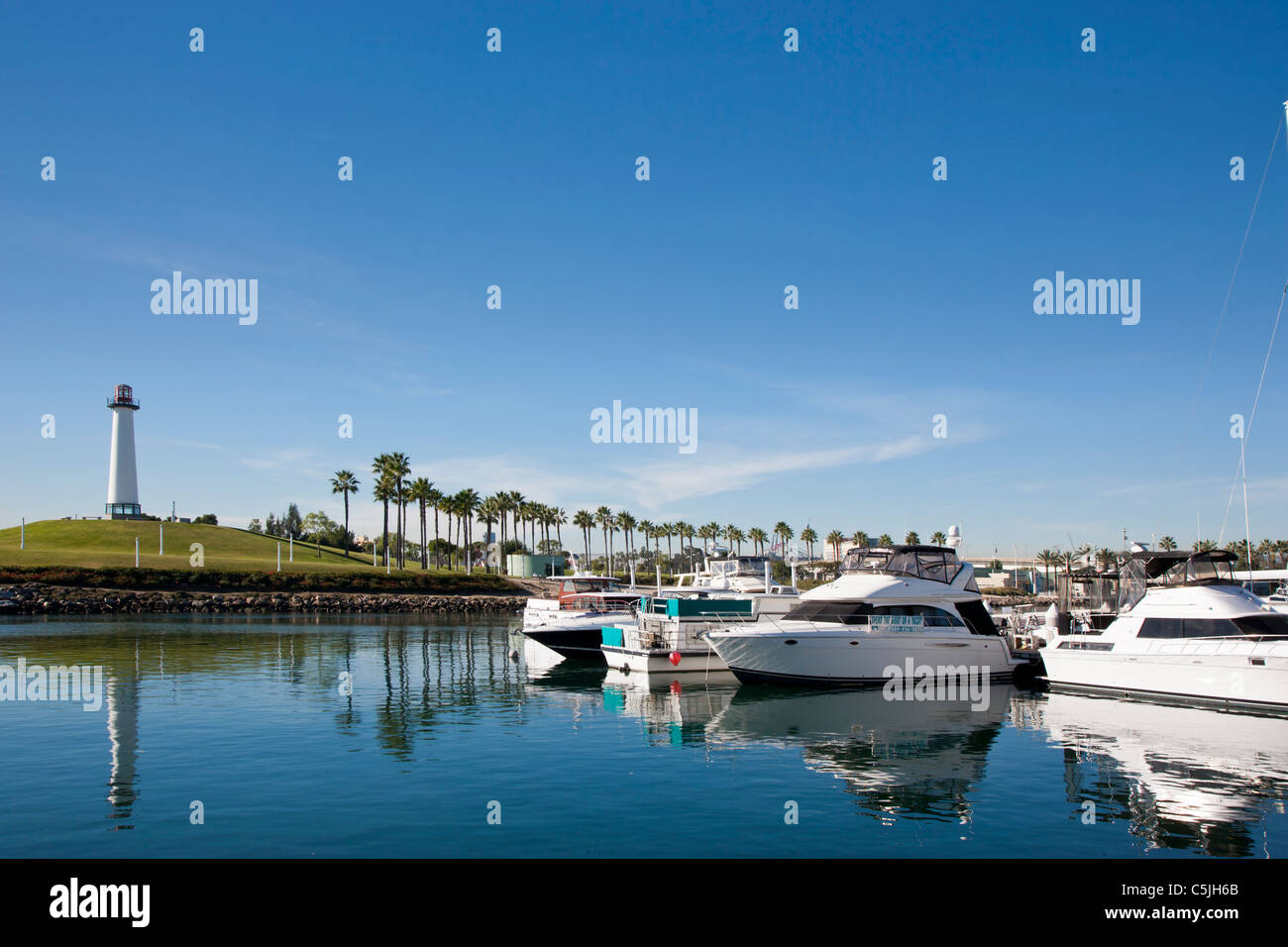 Port, marina et à waterfont Long Beach, Californie, USA Banque D'Images