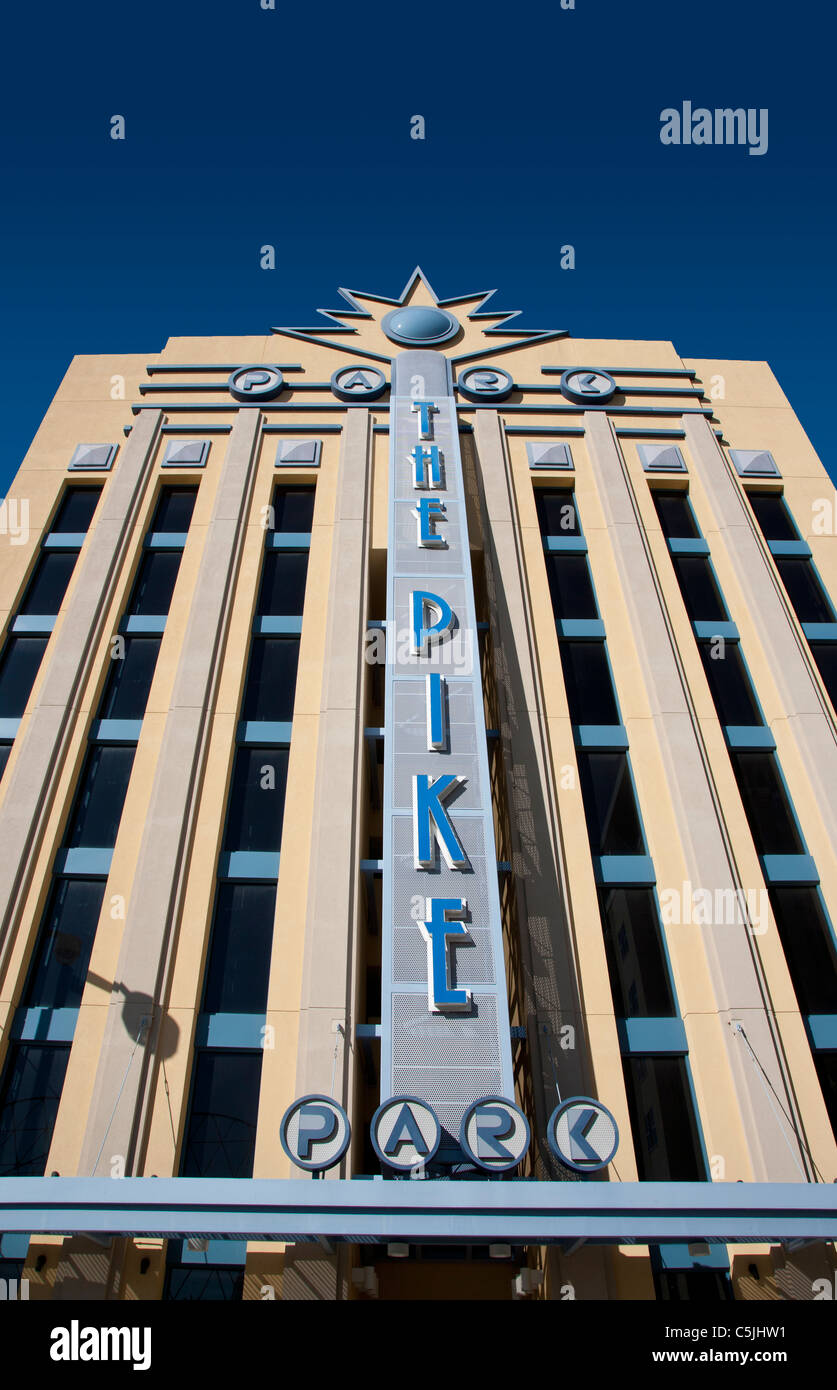 Le brochet, le centre commercial Ocean Boulevard, Long Beach, Californie, USA Banque D'Images