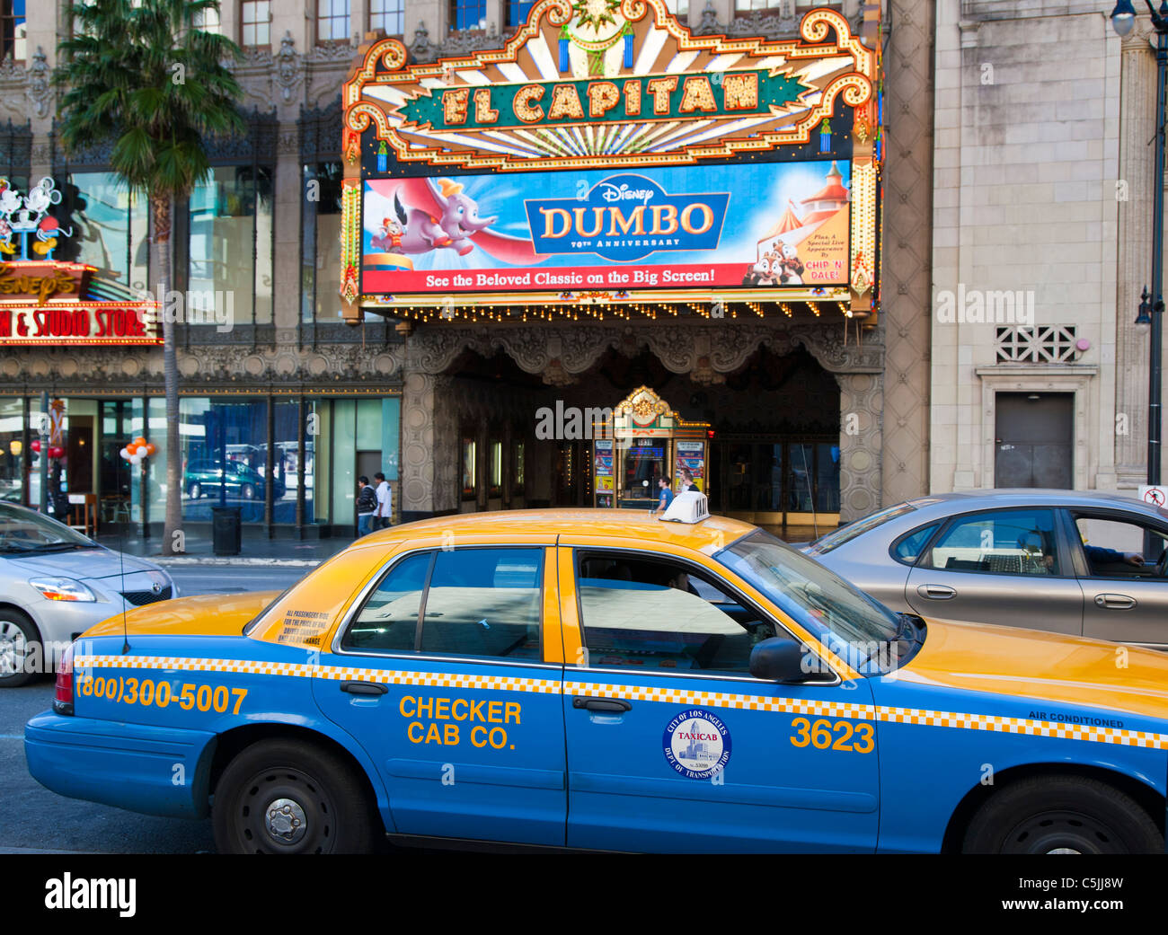 Taxi cab in los angeles Banque de photographies et d’images à haute ...