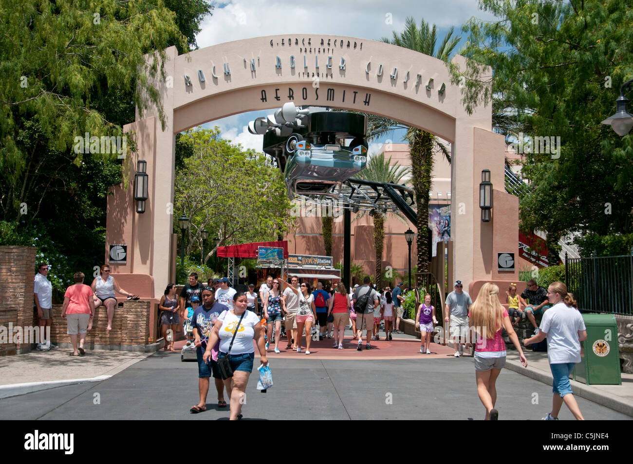 Rock 'n' Roller Coaster entrée dans Hollywood studios Walt Disney World Resort Orlando en