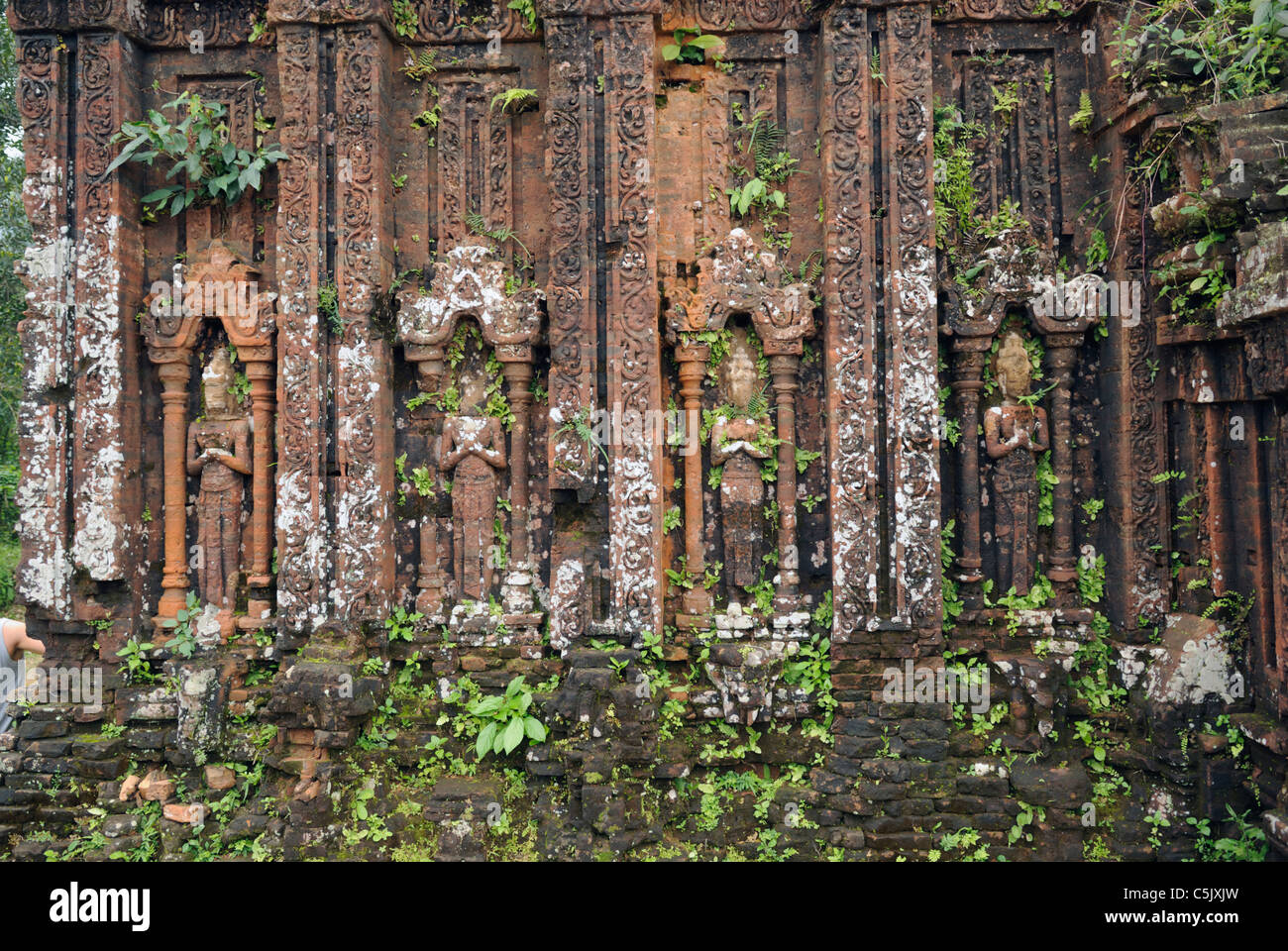 L'Asie, Vietnam, mon fils près de Hoi An. Ruines du temple du groupe B. désigné Site du patrimoine mondial de l'Unesco, le complexe du temple de mon Banque D'Images