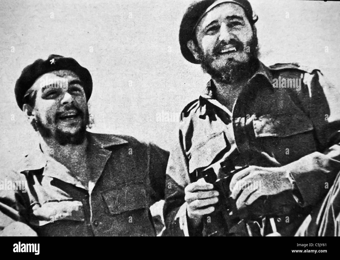 Che Guevara et Fidel Castro Banque D'Images