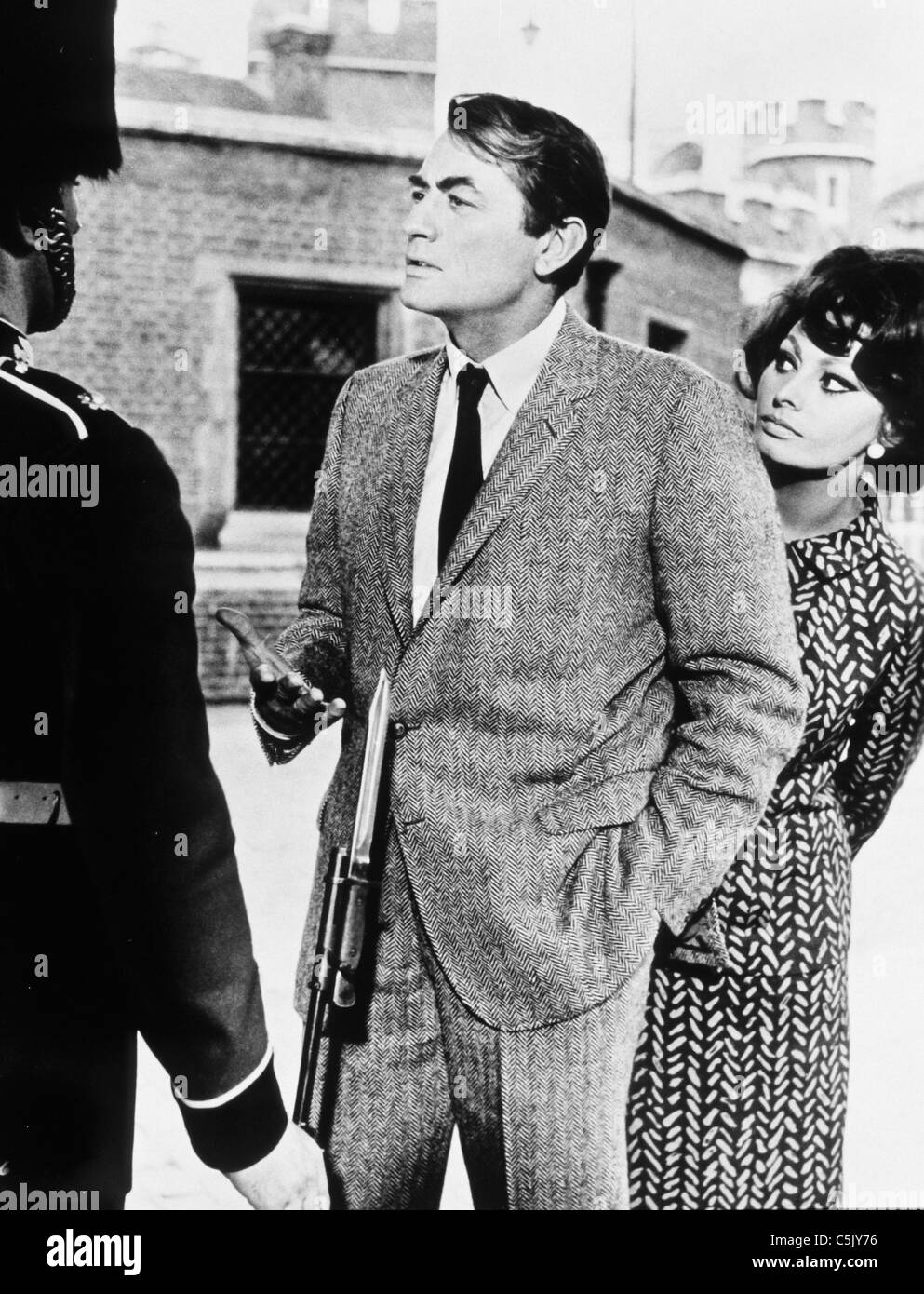 Gregory Peck et Sophia Loren dans Arabesque 1966 Photo Stock - Alamy