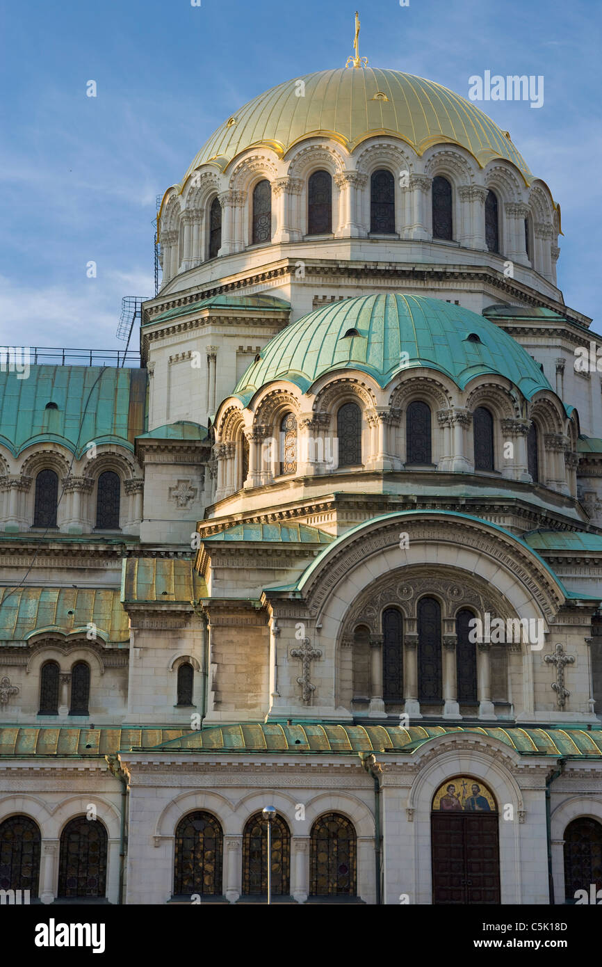 La cathédrale Alexandre Nevski, à Sofia, Bulgarie Banque D'Images