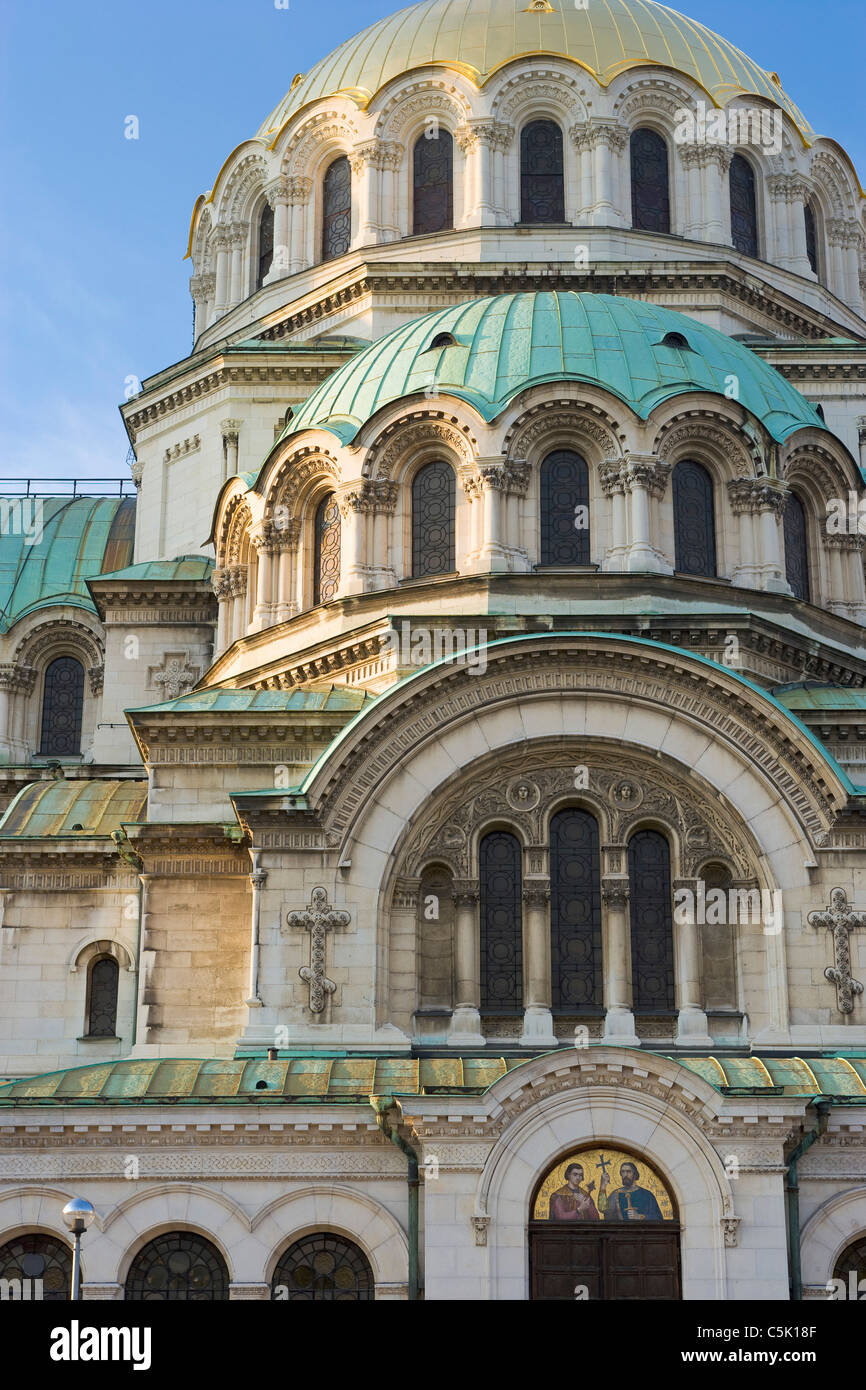 La cathédrale Alexandre Nevski, à Sofia, Bulgarie Banque D'Images