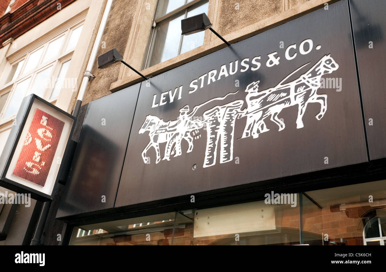 La Levi Strauss and Co. jean store, Covent Garden, London UK Banque D'Images