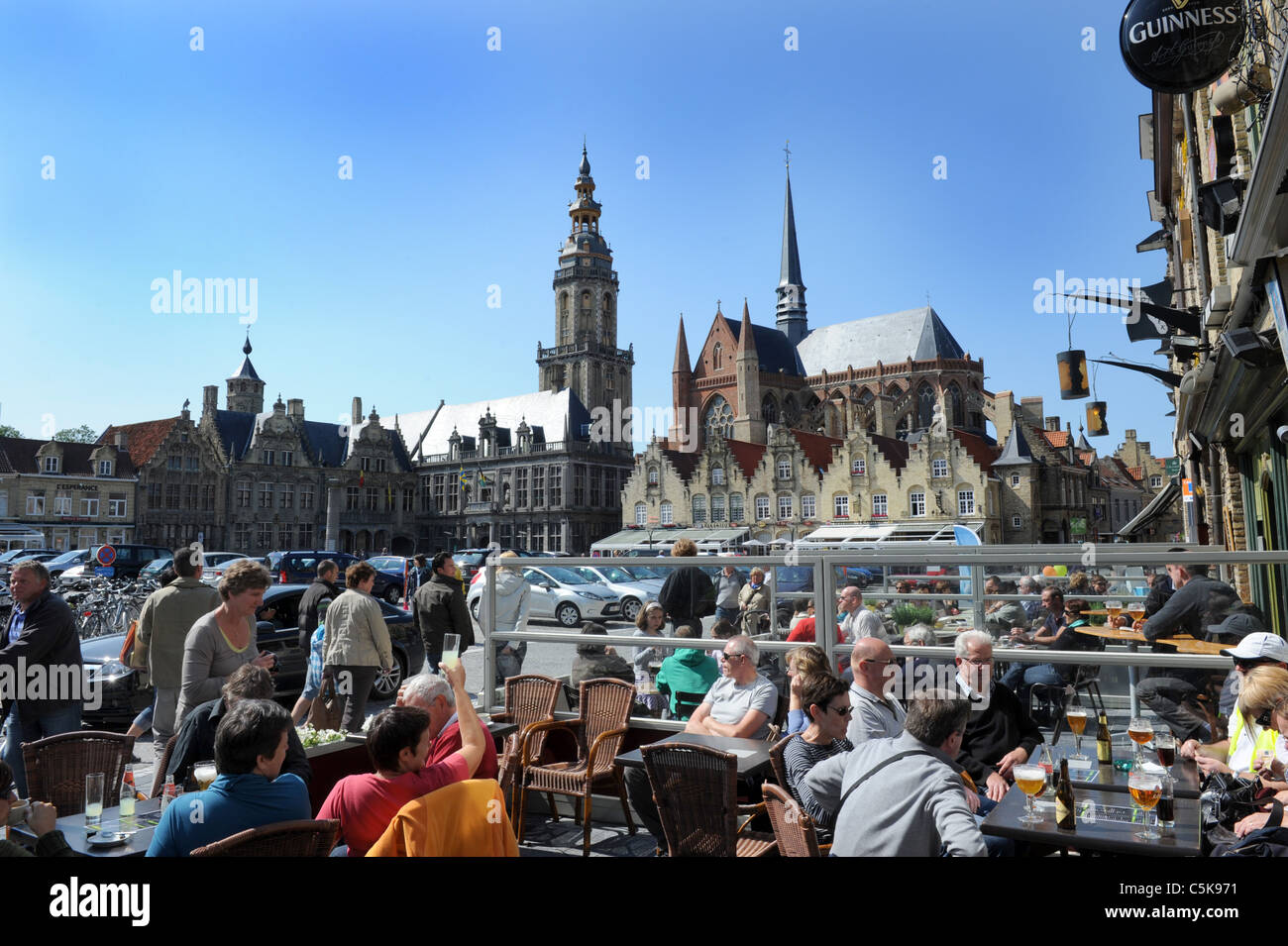 Veurne Flandre occidentale Belgique Banque D'Images