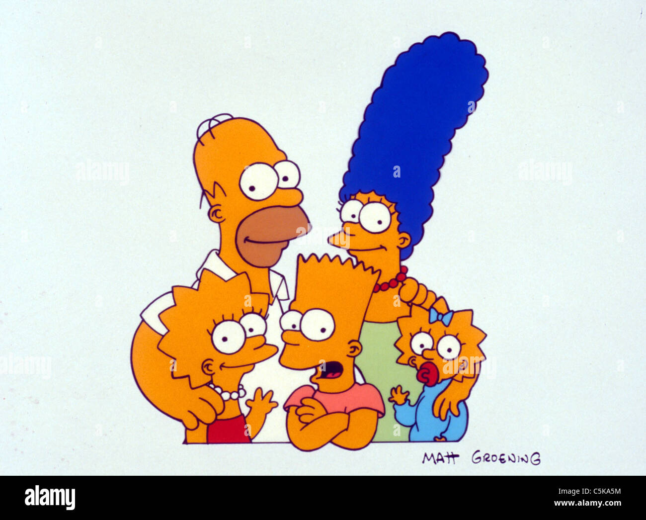 Les Simpsons séries télé 1989 - ? ? ? ? USA créé par Matt Groening Animation Banque D'Images