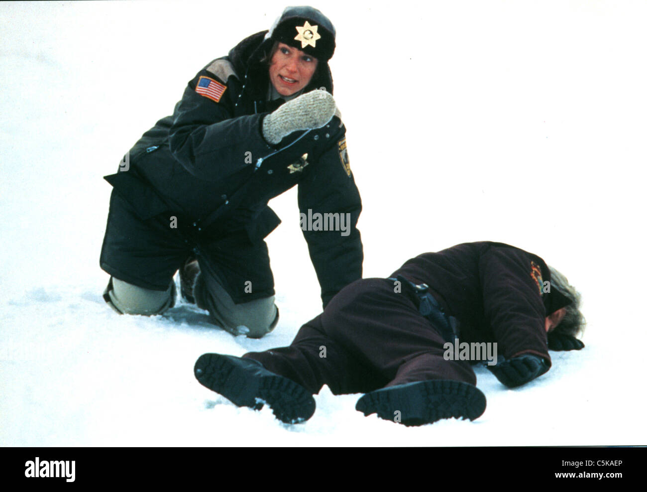Fargo Année : 1996 USA Frances McDormand Réalisateur : Joel Coen Banque D'Images