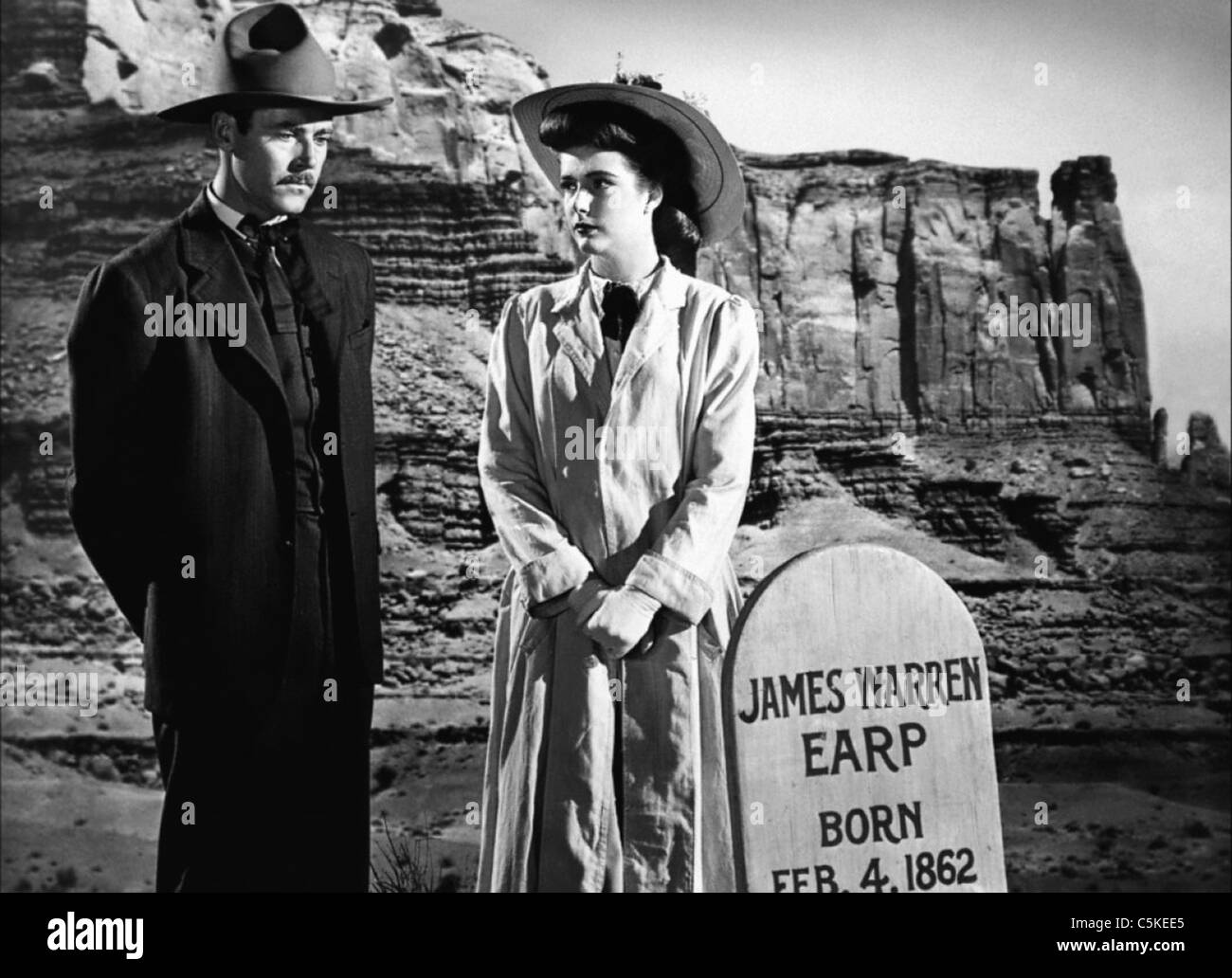 My Darling Clementine Année : 1946 USA Réalisation : John Ford Henry Fonda, Cathy Downs Banque D'Images