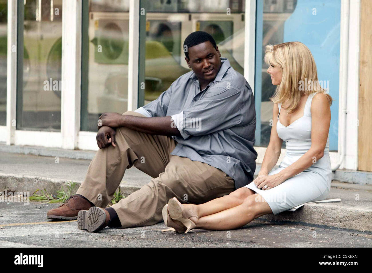 Le côté aveugle Année : 2009 - USA Réalisateur : John Lee Hancock Quinton Aaron, Sandra Bullock Banque D'Images