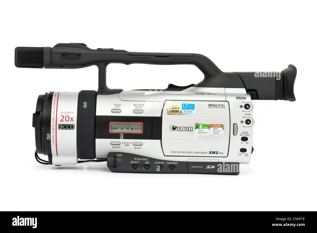 Canon XM2 mini-DV caméscope 3CCD avec professional 20x/100x lentille en  fluorite L Photo Stock - Alamy